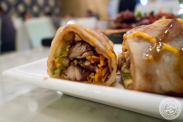 Duck crepe at Bangkok Cuisine Upper East Side, NYC