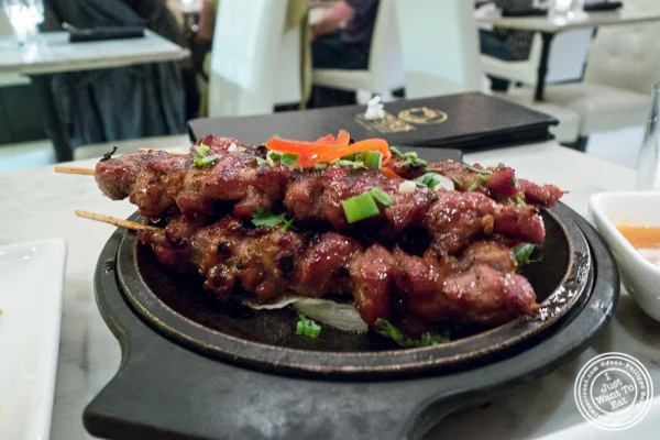 Thai BBQ pork at Bangkok Cuisine Upper East Side, NYC
