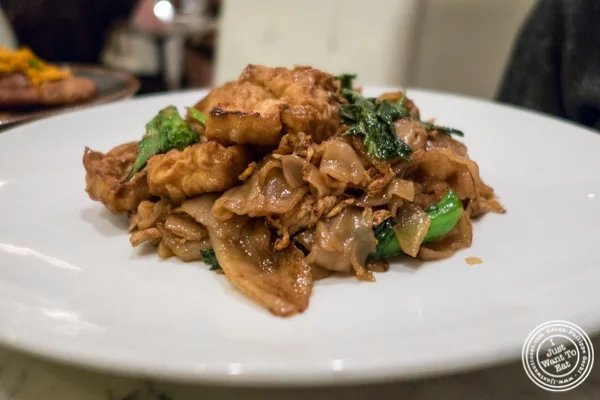 Tofu pad see ew at Bangkok Cuisine Upper East Side, NYC
