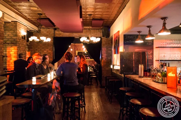 Bar area at The Gilroy on the Upper East Side, NYC, New York