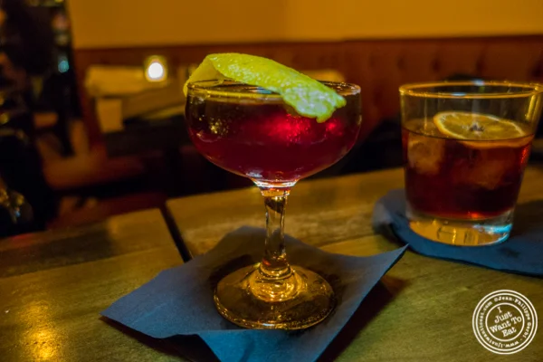 The Gilroy negroni at The Gilroy on the Upper East Side, NYC, New York