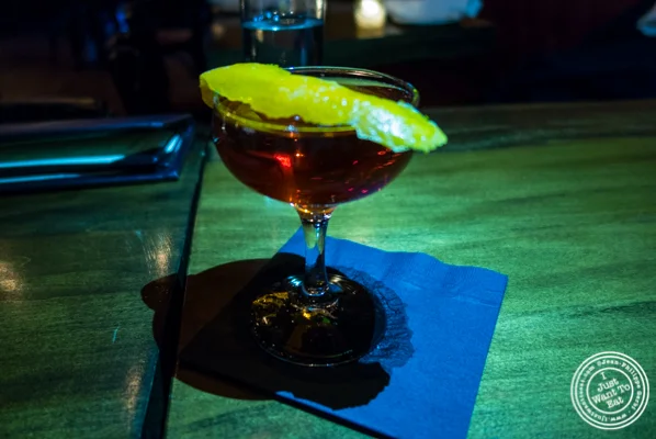 Old pal negroni at The Gilroy on the Upper East Side, NYC, New York