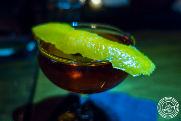 Old pal negroni at The Gilroy on the Upper East Side, NYC, New York