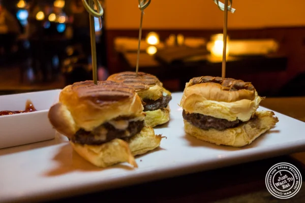 Angus sliders at The Gilroy on the Upper East Side, NYC, New York