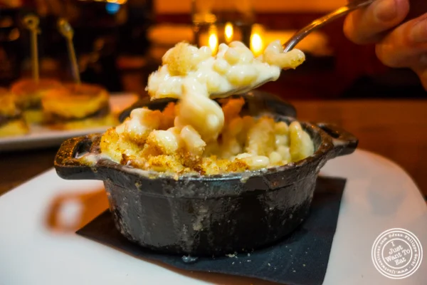 Mac and cheese at The Gilroy on the Upper East Side, NYC, New York