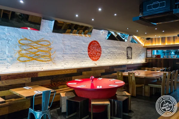 Dining room at Ramen Zundo-Ya in NYC, New York