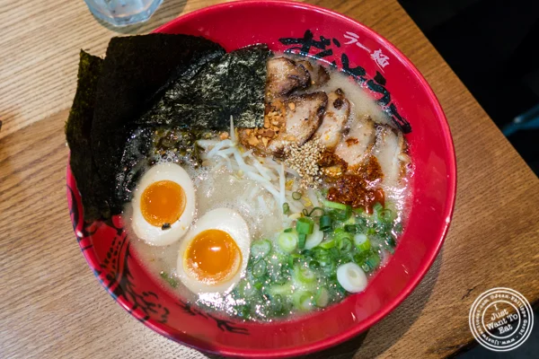 Zonbunose ramen at Ramen Zundo-Ya in NYC, New York