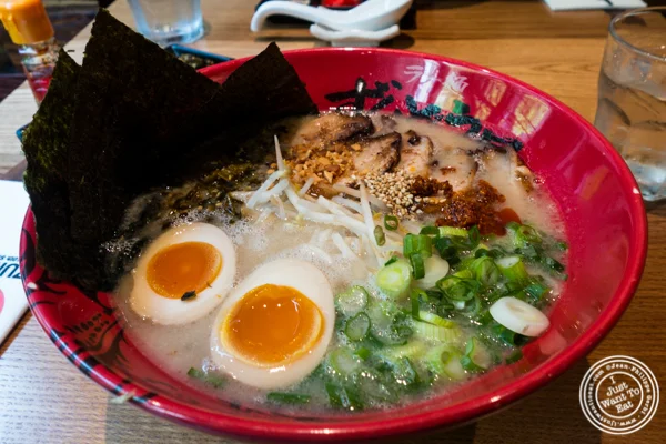 Zonbunose ramen at Ramen Zundo-Ya in NYC, New York