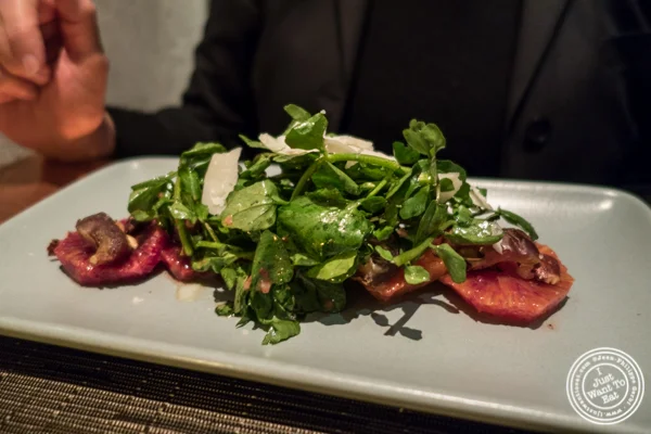 Blood orange salad at Print Restaurant in the Ink48 Hotel, NYC
