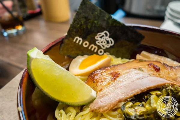 Tsukemen ramen at Momosan Ramen and Sake in NYC, New York
