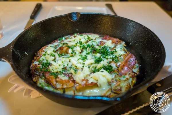 Potato pancake at Prime and Beyond, Korean steakhouse in New York