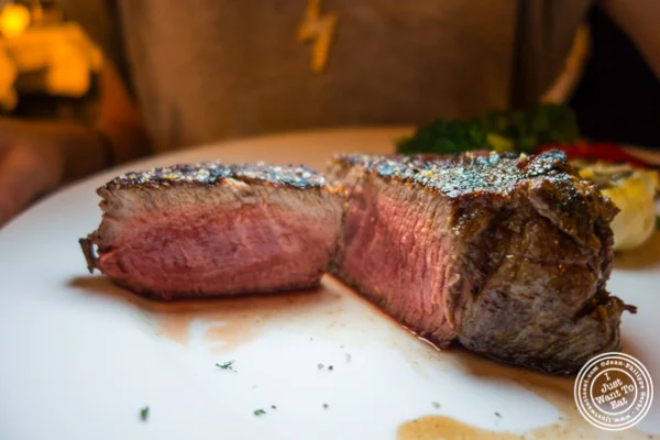 Filet mignon at Prime and Beyond, Korean steakhouse in New York