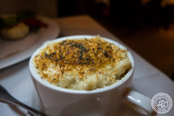 Mac and cheese at Prime and Beyond, Korean steakhouse in New York