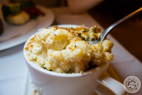 Mac and cheese at Prime and Beyond, Korean steakhouse in New York
