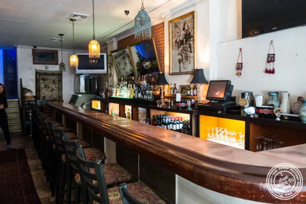 Bar area at Pars Grill House and Bar in NYC, New York