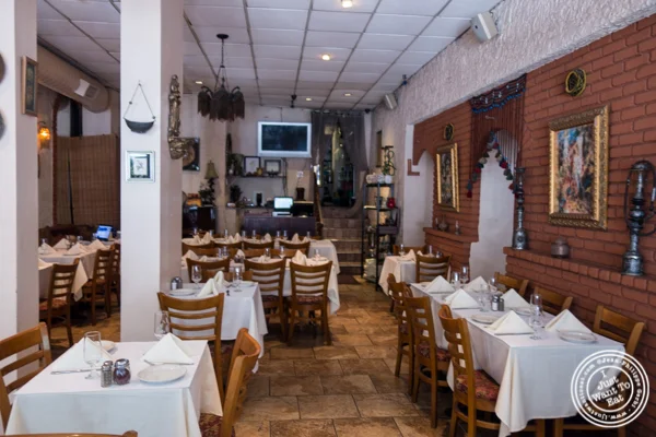 Dining room at Pars Grill House and Bar in NYC, New York
