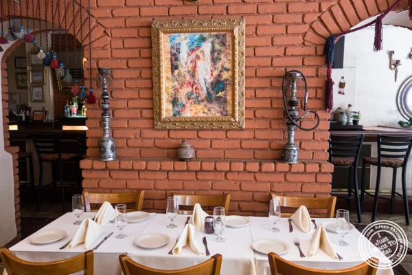 Dining room at Pars Grill House and Bar in NYC, New York