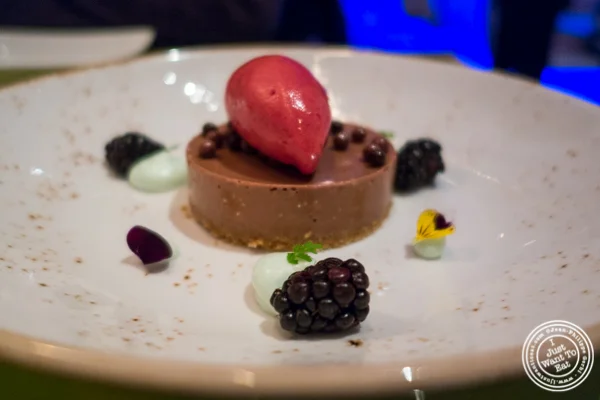 Chocolate key lime tart at The original Morimoto in Philadelphia, PA