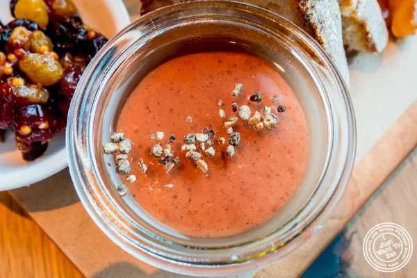 Duck paté at Halifax in the W Hotel in Hoboken, NJ