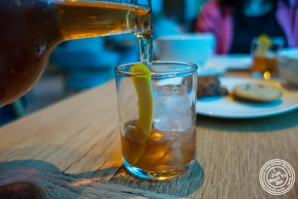 Homemade Vermouth at Halifax in the W Hotel in Hoboken, NJ