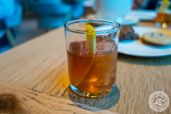 Homemade Vermouth at Halifax in the W Hotel in Hoboken, NJ