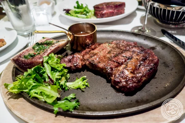 Wagyu ribeye at Reserve Cut at The Setai in the Financial District, NY