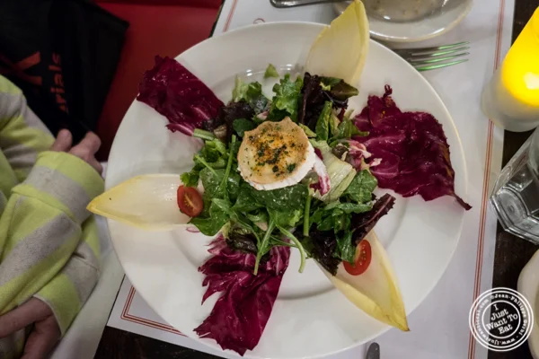 Salade de chevre chaud at Cafe 123 in Times Square, NYC
