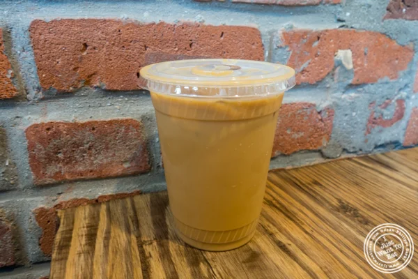 Iced coffee at The Brooklyn Tree in New York