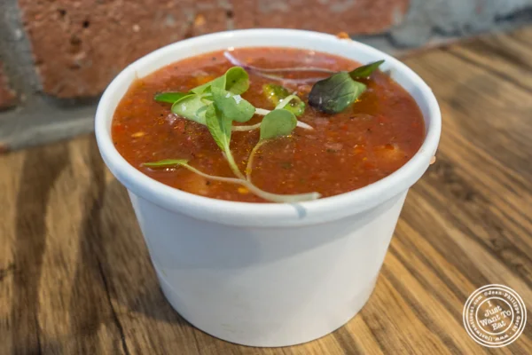 Gazpacho at The Brooklyn Tree in New York