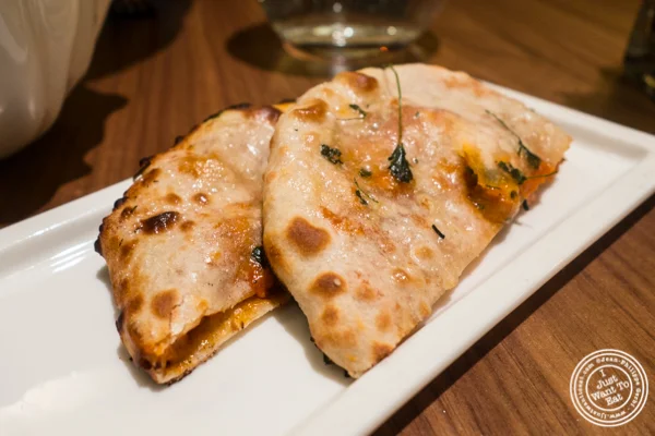 Butter chicken kulcha at Indian Accent at The Parker Meridien, NYC
