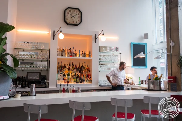 Bar area at Bread in Lolita, NYC