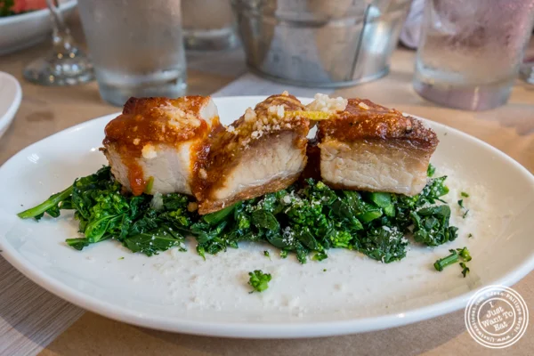 Pork belly at Bread in Lolita, NYC
