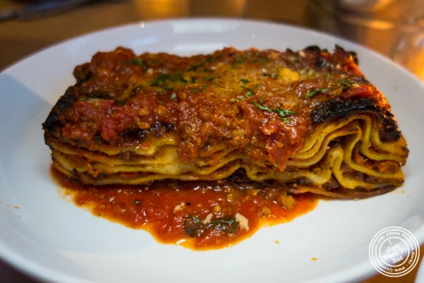 Lasagna at Bread in Lolita, NYC