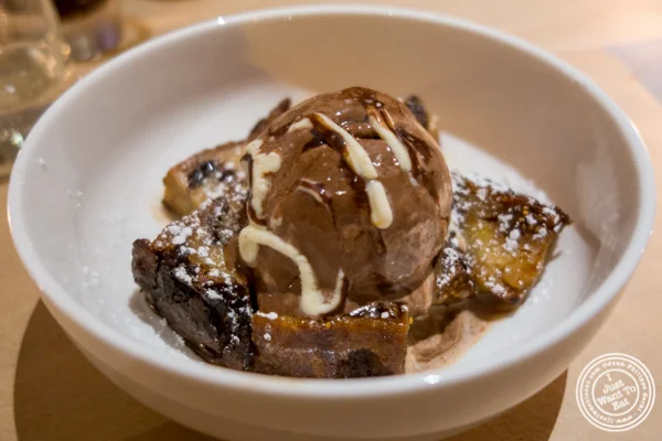 Bread pudding at Bread in Lolita, NYC
