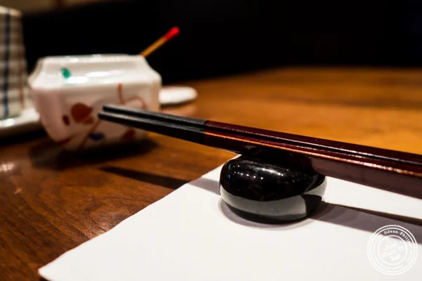 Chop sticks at Ootoya Times Square, NYC, New York