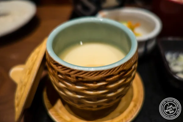 Egg custard at Ootoya Times Square, NYC, New York