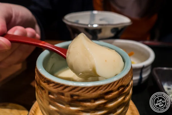 Egg custard at Ootoya Times Square, NYC, New York