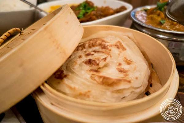 Kerala Parotta at Kokum in Curry Hill, NYC