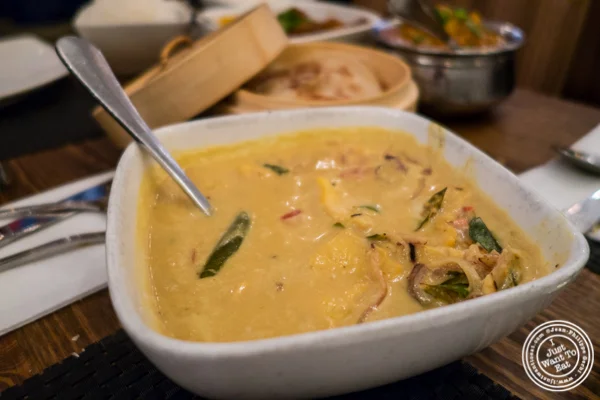Fish moilee at at Kokum in Curry Hill, NYC