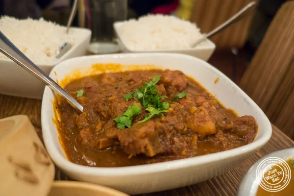 Kochi goat curry at Kokum in Curry Hill, NYC