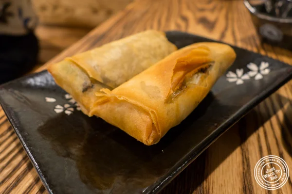 Vegetable spring rolls at KungFu Kitchen in Times Square, NYC