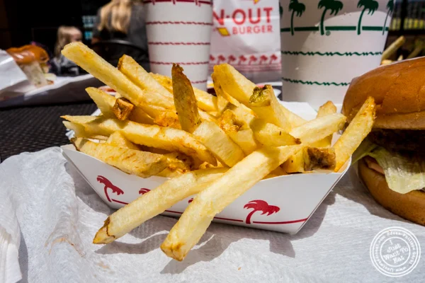 French fries at In-N-Out Burger in San Francisco, CA