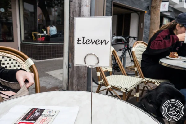 Order number at B Patisserie in San Francisco, CA