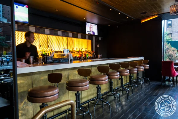 Bar area at Natsumi Tapas in NYC, NY