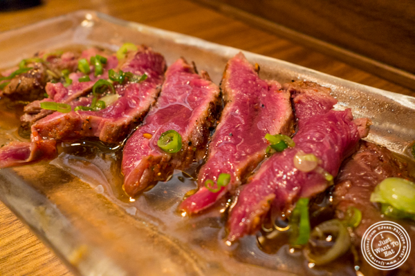 Filet mignon tataki at Natsumi Tapas in NYC, NY