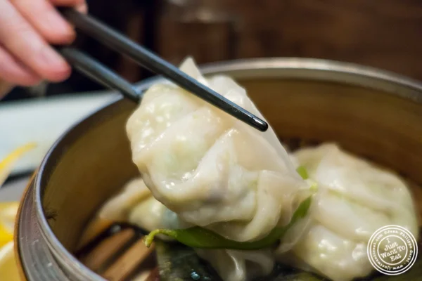 Edamame dumpling at Natsumi Tapas in NYC, NY