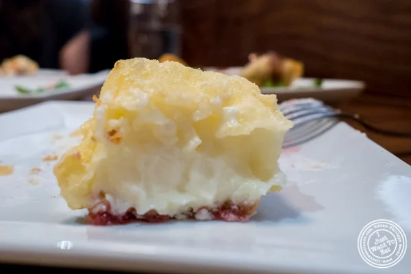 Tempura cheesecake at Natsumi Tapas in NYC, NY