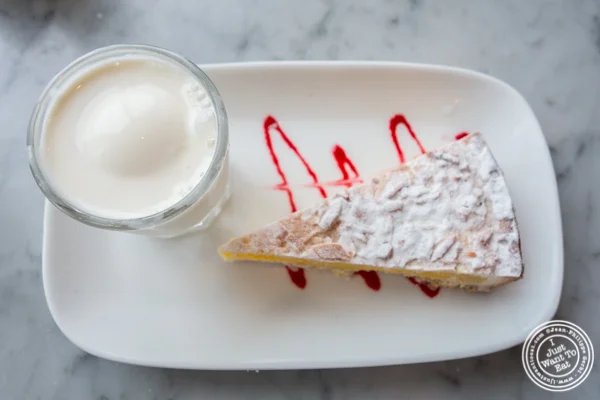 Grandma's Lemon tart at The Franciscan Crab Restaurant in San Francisco, California