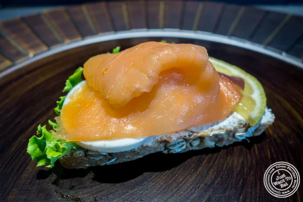 Smoked Salmon Sandwich at Duran Sandwiches in NYC, NY