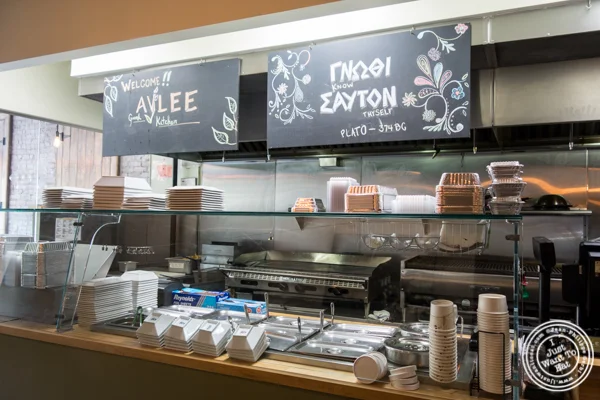 Kitchen at Avlee Greek Kitchen in Brooklyn, NY